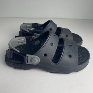 Crocs Classic Boys All-Terrain Sandals Black Size 1